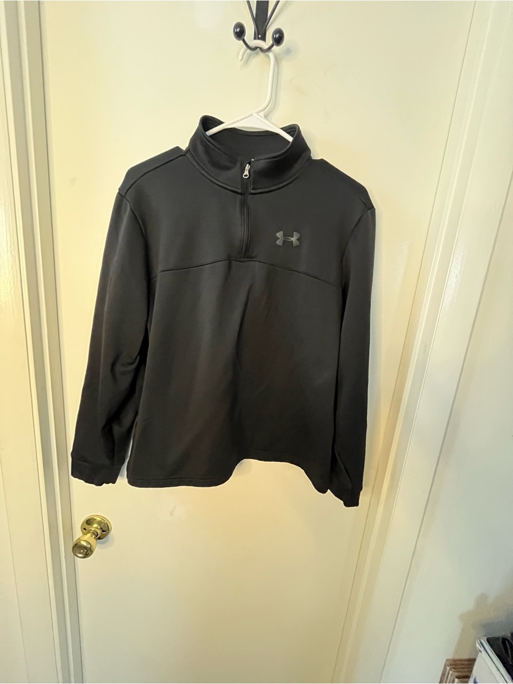Under Armour Black Half-Zip Performance Pullover - Picture 2 of 5
